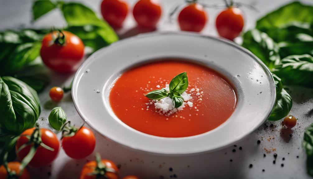 deliciously slow cooked tomato soup