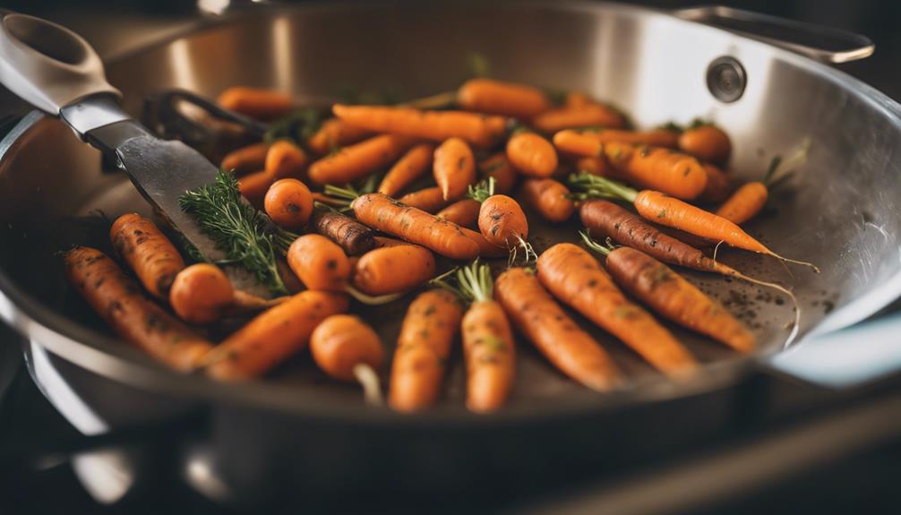 deliciously tender carrots cooked