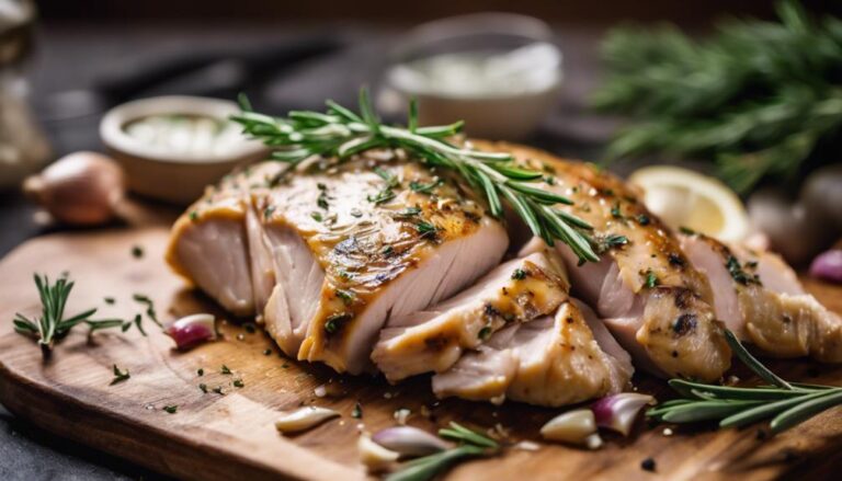 Sous Vide Garlic and Herb Marinated Chicken