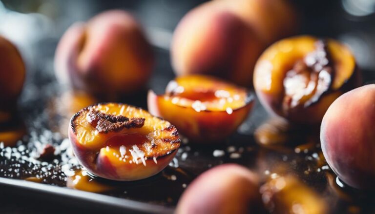 Sous Vide Grilled Peaches With Cinnamon