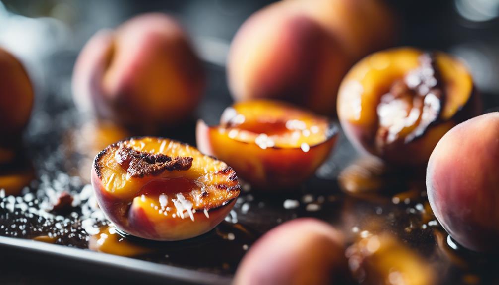 deliciously tender peaches recipe