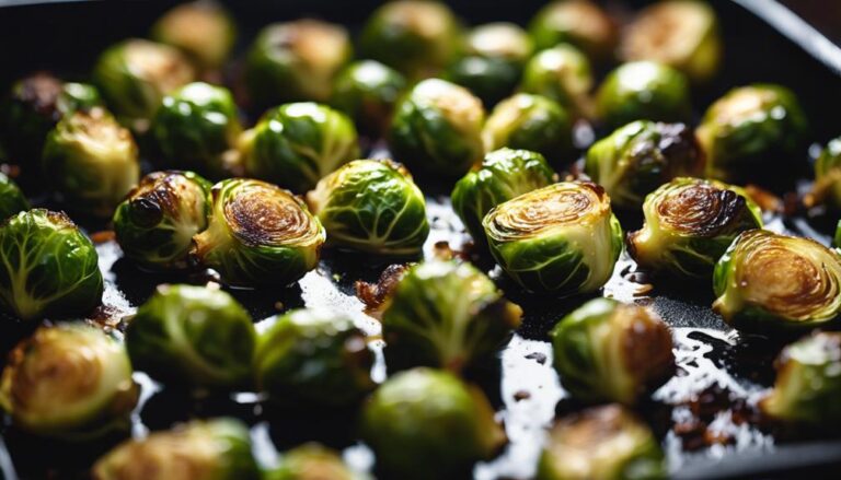 Sous Vide Garlic Roasted Brussels Sprouts