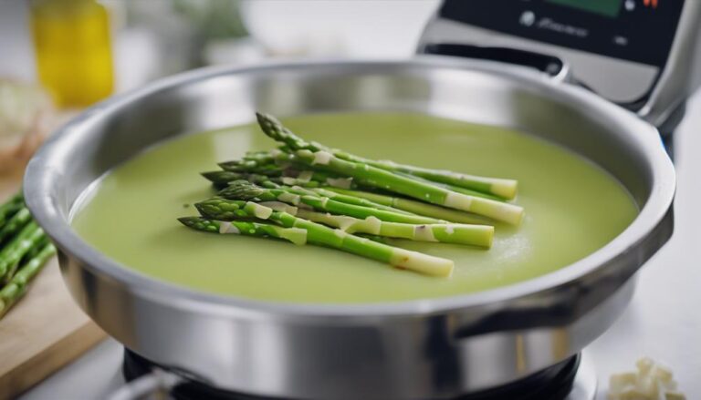 Sous Vide Asparagus and Leek Soup