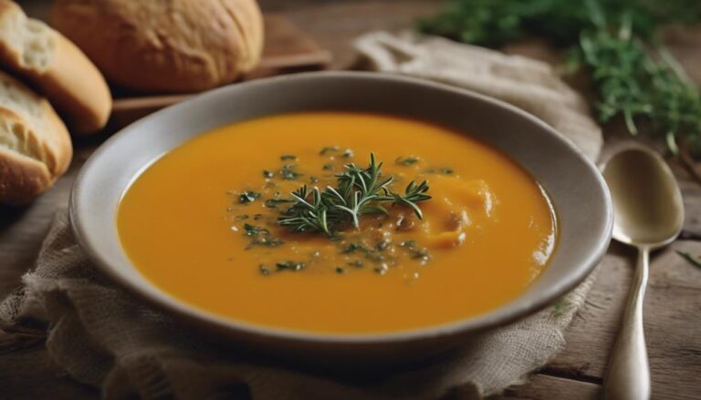 Sous Vide Butternut Squash Soup With Thyme