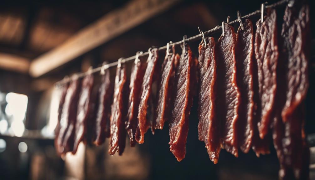 drying meat for storage