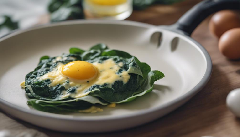 egg cheese spinach ham