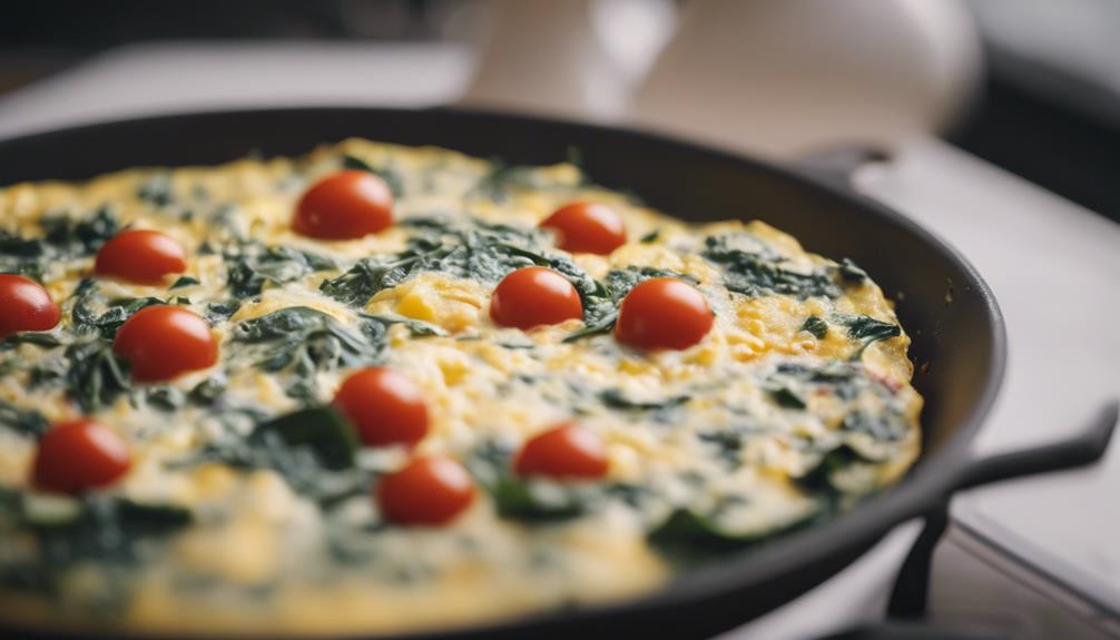 egg white frittata history