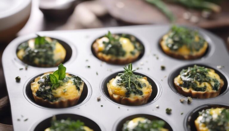 Sous Vide Spinach and Mushroom Egg Cups