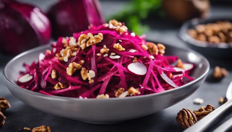 Sous Vide Beet and Walnut Slaw