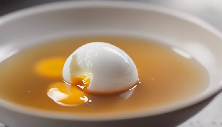 Sous Vide Poached Eggs in Bone Broth"