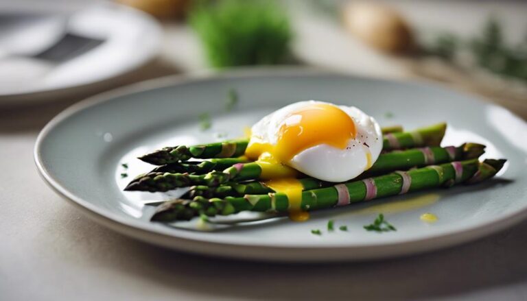 Sous Vide Asparagus and Poached Egg