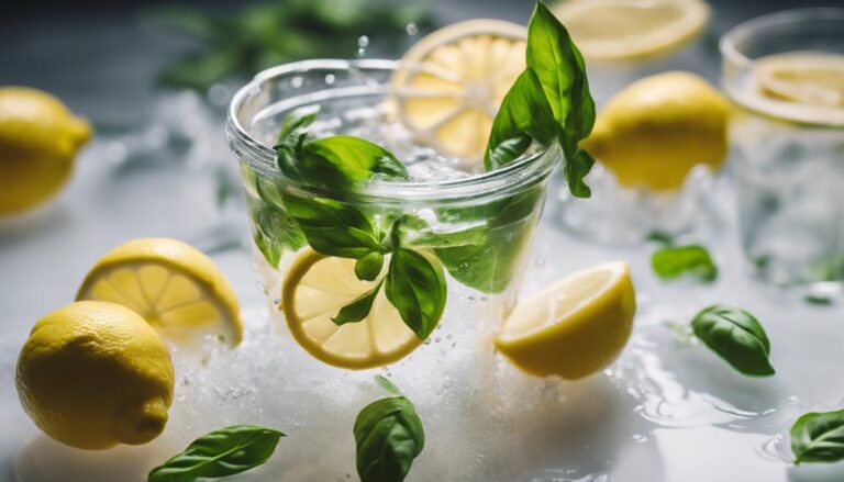 Sous Vide Infused Water With Lemon and Basil