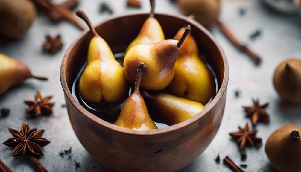 flavorful blend of pears