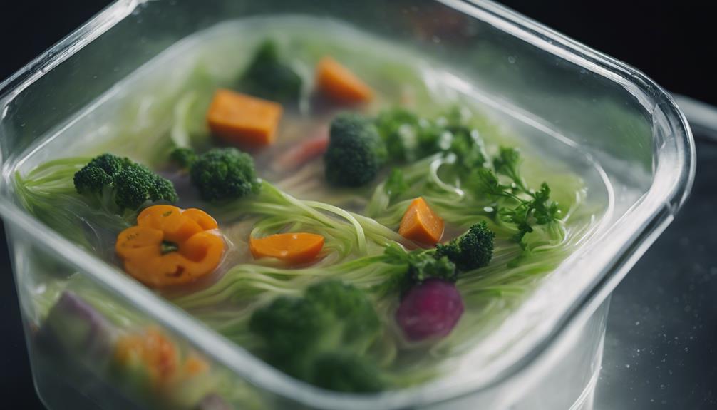 flavorful clear vegetable broth