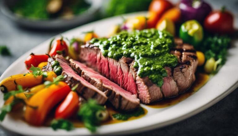 Sous Vide Flank Steak With Chimichurri