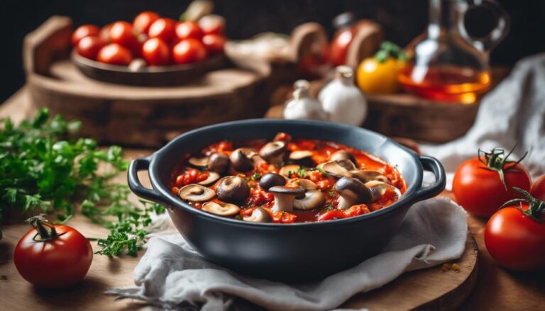 Sous Vide Mushroom and Tomato Shakshuka