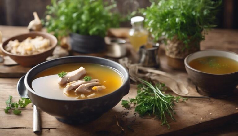 Sous Vide Chicken Bone Broth Soup