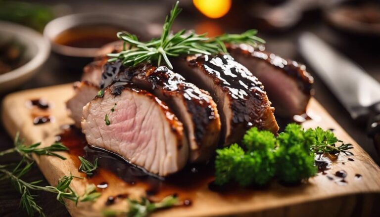 Sous Vide Balsamic Glazed Pork Tenderloin