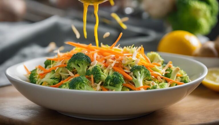 Sous Vide Broccoli Slaw With Citrus Vinaigrette