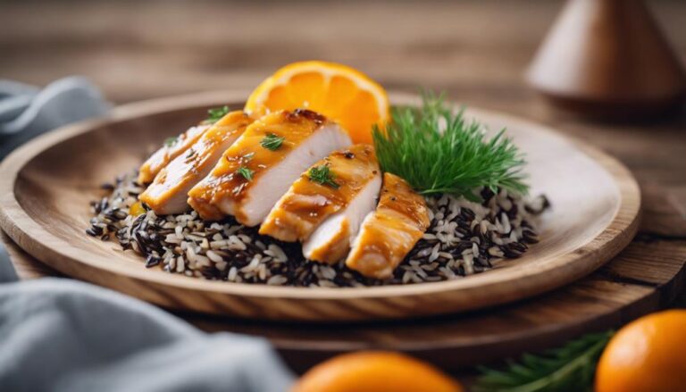 Sous Vide Orange-Glazed Chicken With Wild Rice