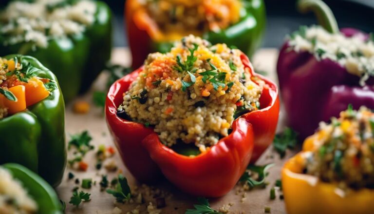 Sous Vide Organic Stuffed Bell Peppers