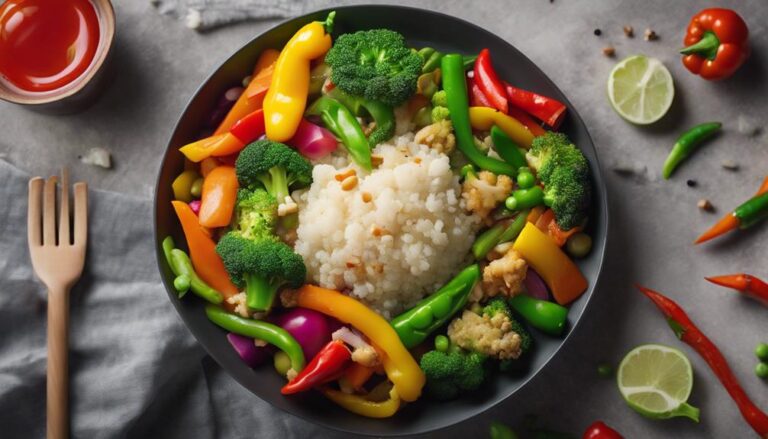 Sous Vide Cauliflower Rice Stir-Fry With Mixed Vegetables"