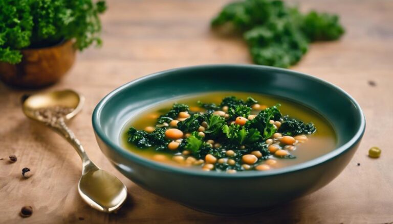 Soup Sous Vide Lentil and Kale Soup