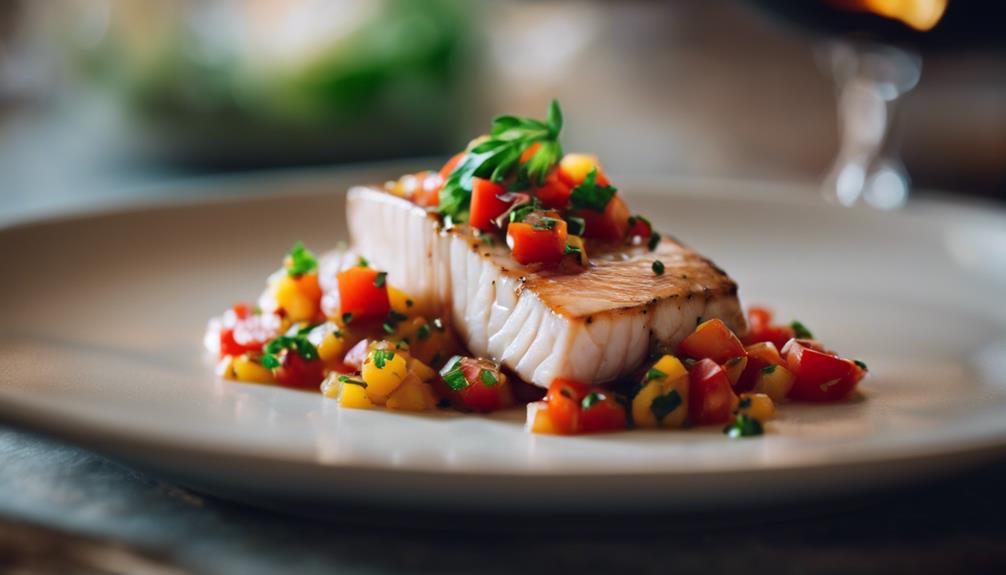 flavorful swordfish dishes served