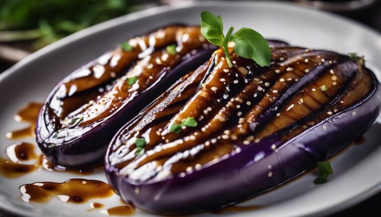 Sous Vide Teriyaki Glazed Eggplant