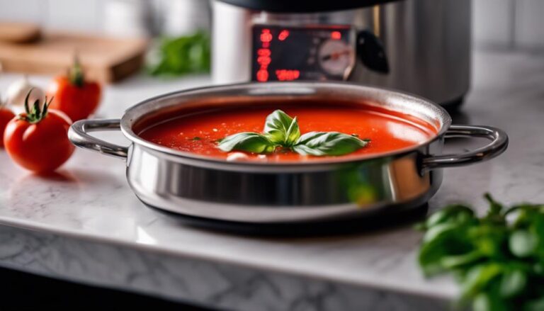 Sous Vide Tomato Basil Soup