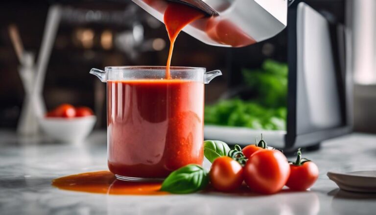 Sous Vide Tomato Basil Soup