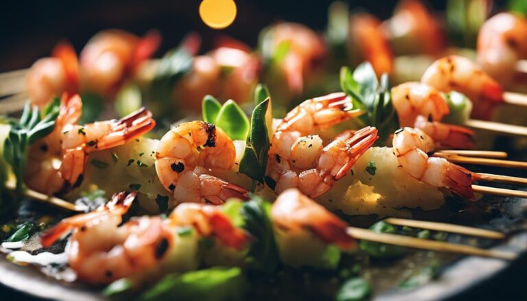 Sous Vide Wild Shrimp Skewers