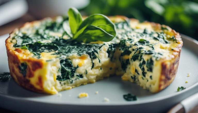 Sous Vide Egg White Frittata With Spinach