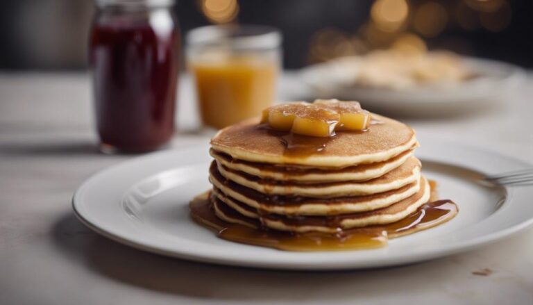 Sous Vide Whole Grain Pancakes With Apple Compote