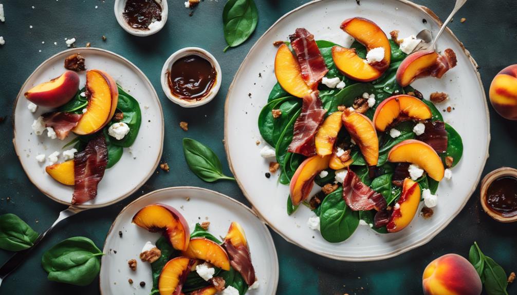 fresh colorful summer salads