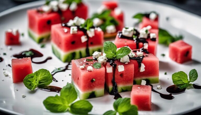 Sous Vide Watermelon and Feta Salad