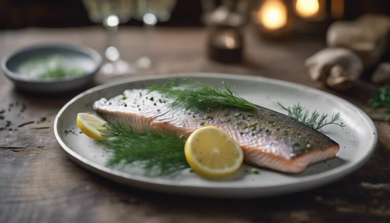 Locally Caught Trout With Dill and Lemon