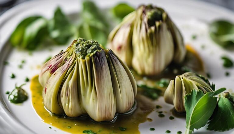 Sous Vide Artichoke Hearts With Herb Drizzle