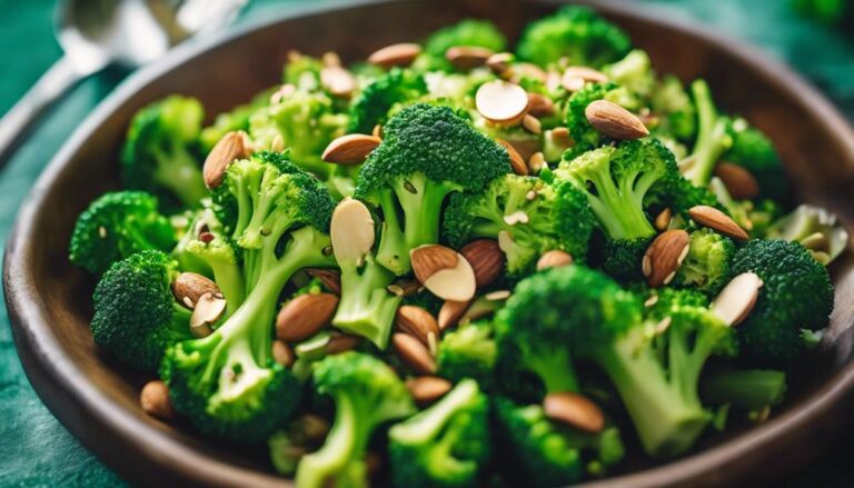 Sous Vide Organic Broccoli Salad With Almonds