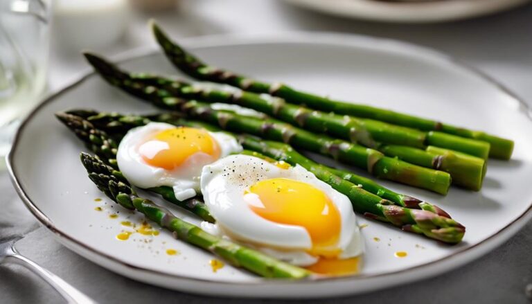 Sous Vide Asparagus and Soft Poached Eggs