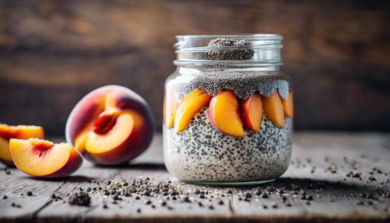 Sous Vide Peach and Chia Seed Pudding