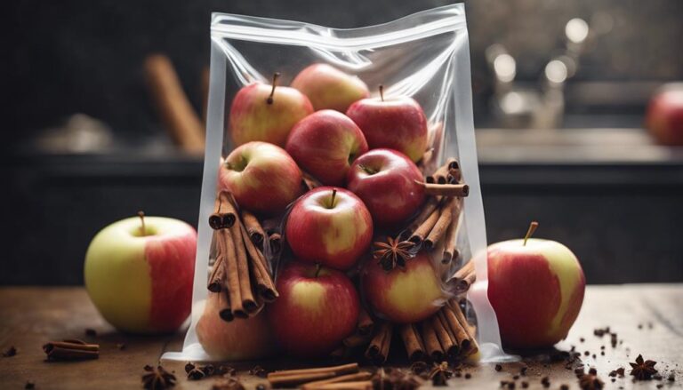 Sous Vide Poached Apples in Spiced Tea