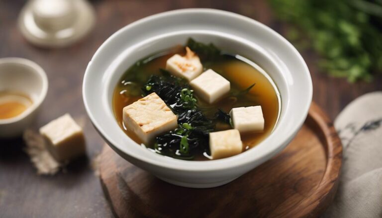 Sous Vide Miso Soup With Tofu and Seaweed