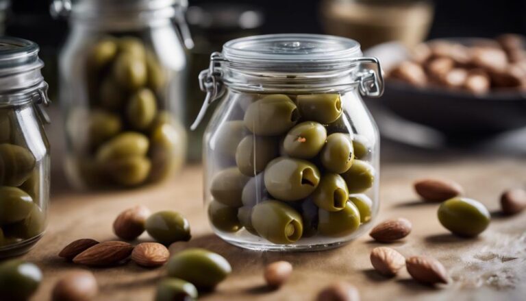 Sous Vide Almond Stuffed Olives