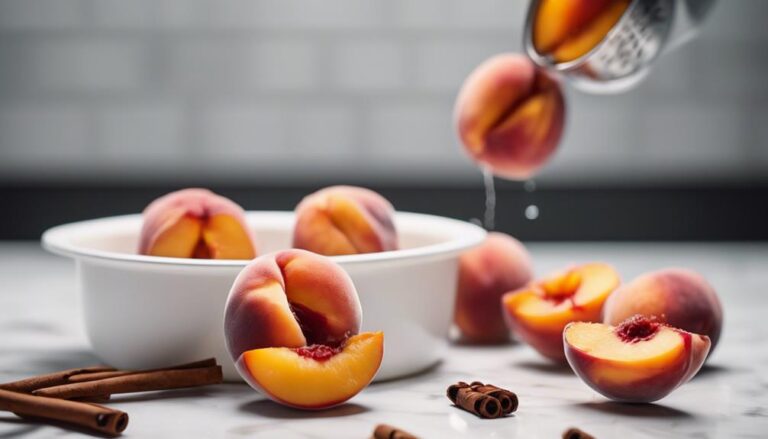 Sous Vide Poached Peaches