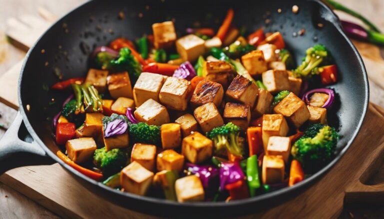 Sous Vide Tofu and Vegetable Stir Fry