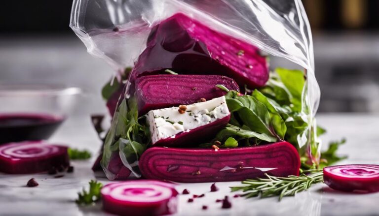 Sous Vide Beet and Goat Cheese Salad