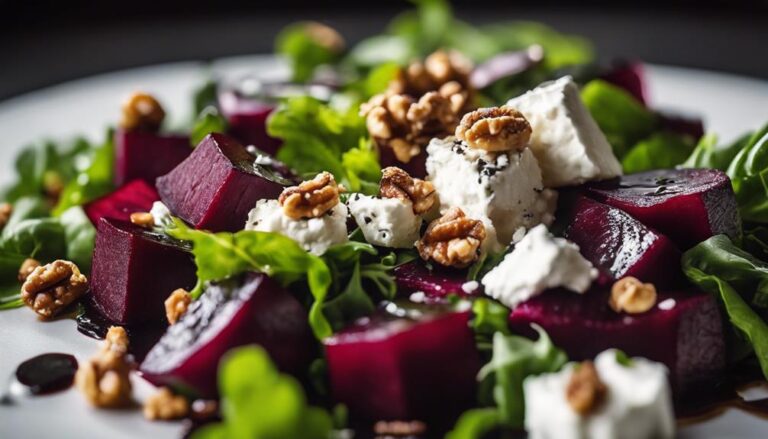 Sous Vide Beet and Goat Cheese Salad