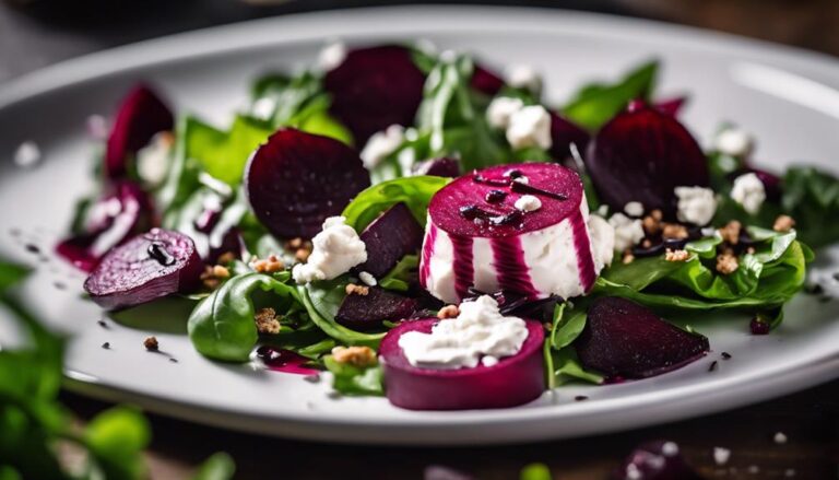 Sous Vide Beet and Goat Cheese Salad