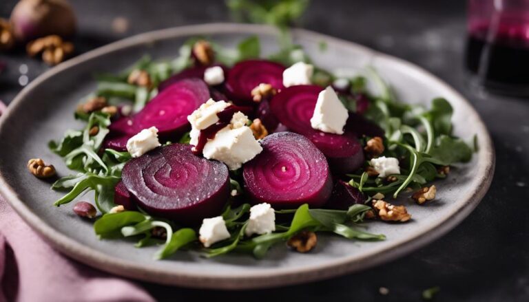 Sous Vide Roasted Beet and Goat Cheese Salad